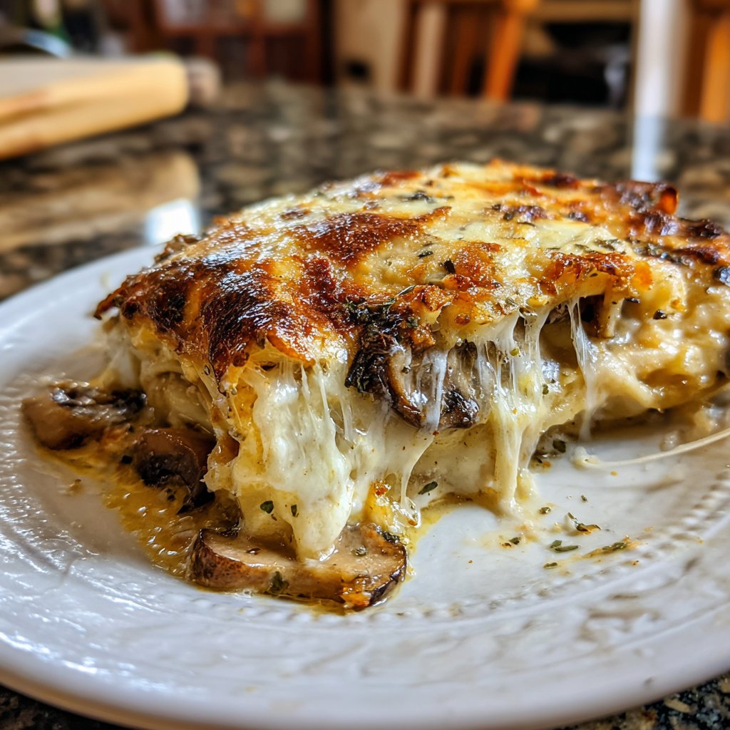 Lasagne mit Pilzen