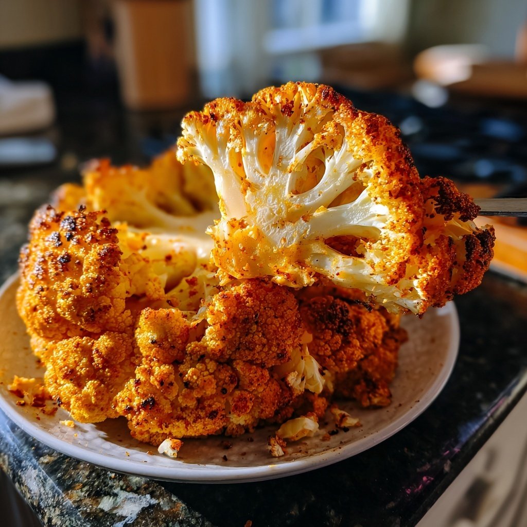 Knuspriger Blumenkohl aus dem Ofen