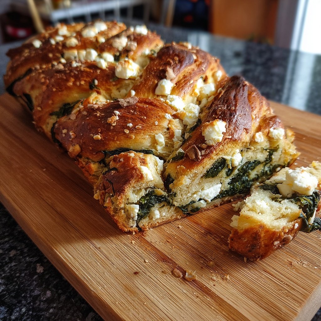 Zupfbrot Mit Spinat Und Feta