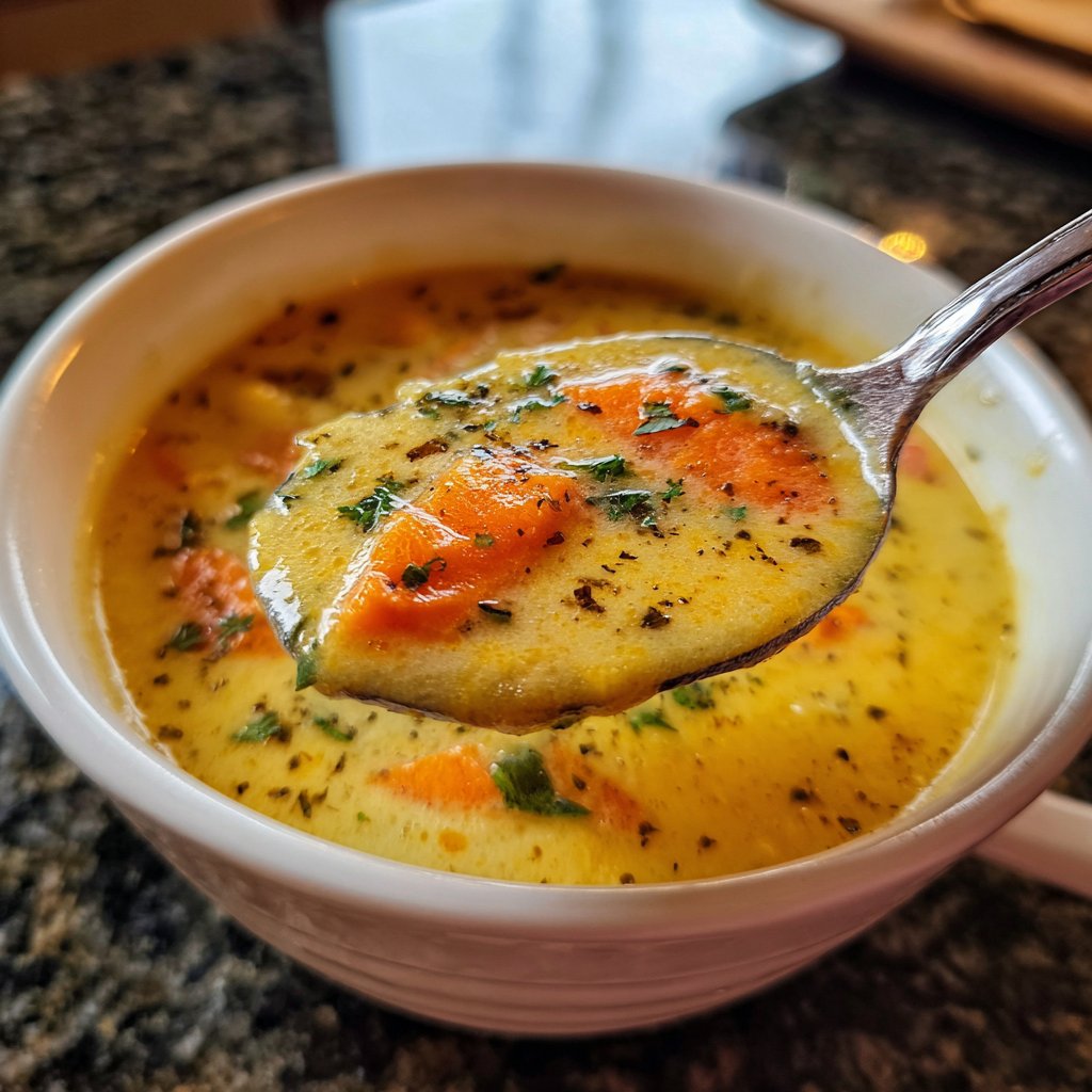 Blumenkohlsuppe mit Karotten