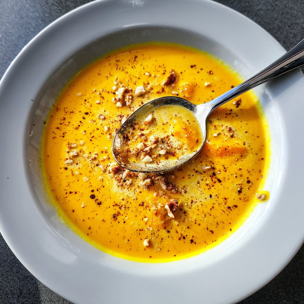 Kürbissuppe cremig ohne Sahne