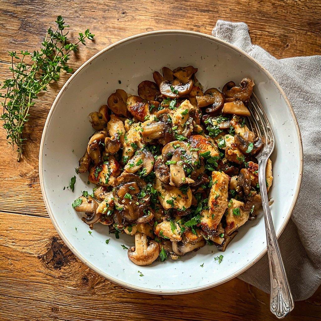 Kalorienarmes Putengeschnetzeltes Mit Champignons