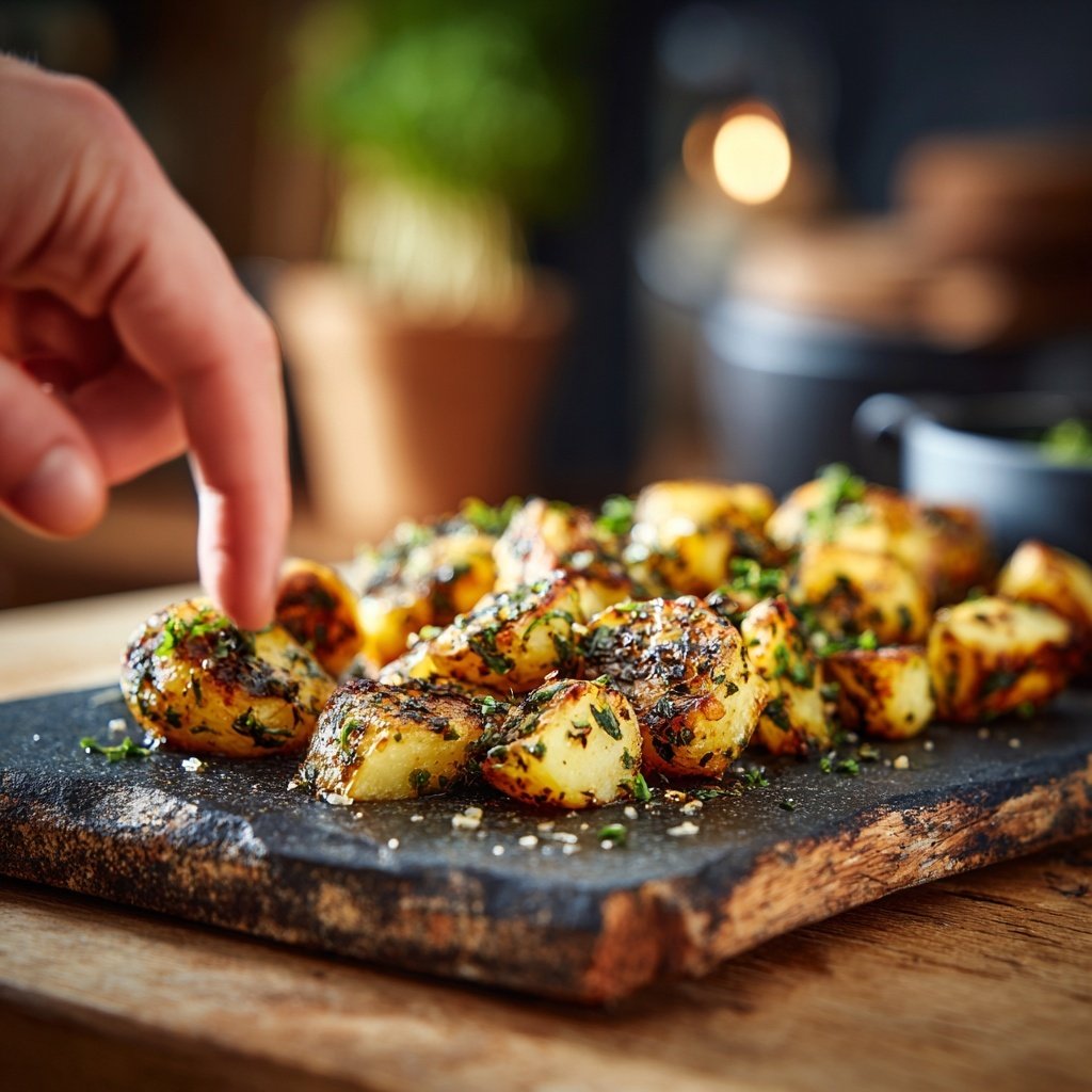 Grillkartoffeln Mit Knoblauch Und Kräutern