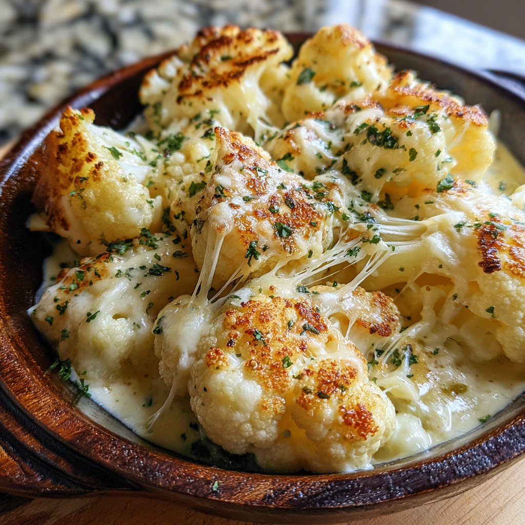 Blumenkohl mit Käsesauce