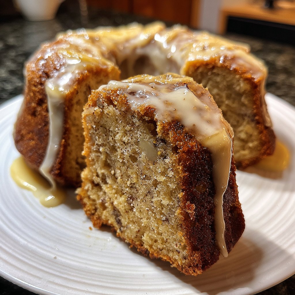 Bananenkuchen mit Vanille